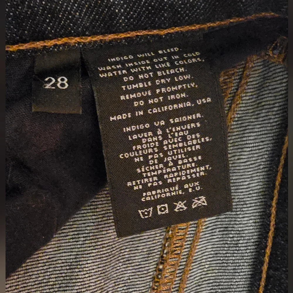 J Brand Aidan Straight Leg Boyfriend Jeans | Size 28 | Dark Blue Wash - Picture 14 of 16